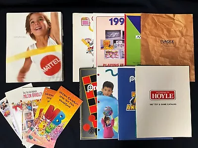 Toy Catalog Lot: Mattel Tyco Milton Bradley Hoyle Sega And More! Lot 20 • $175