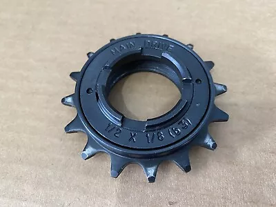 Main Drive 1/2 X 1/8 Black Nice 16T Freewheel GT01596  • $19.95