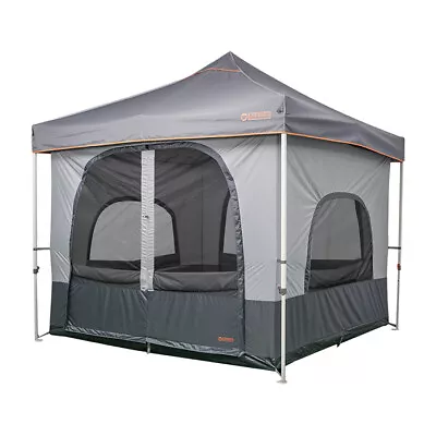 Wildtrak Tent Zippered Inner Mesh Accessory For 3m Gazebo Outdoor Camping Grey • $319.95