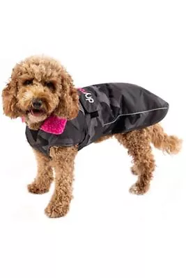 Dryrobe Dog Coat - Black Camo / Pink • £45