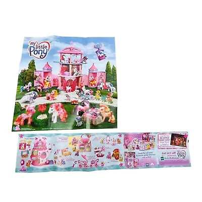 My Little Pony Booklets ONLY Brochures Crystal Rainbow Castle Teapot Palace 2007 • $5.99