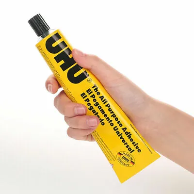 UHU Multipurpose Glue Clear Adhesive Plastics Wood Craft Metal Repair 125ml 20ml • £12