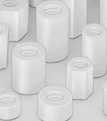 £5.99 • Buy M4 M5 M6 M8  M10 M12 M14x1.5 Threaded Nylon Spacer Standoff Bush 20.7mm Diameter