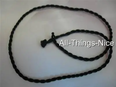 20 Silk Floss Pendant Necklace Bind Loop Knot Twist String Cord Jewellery Making • £8.50