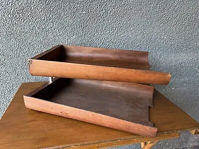 George Nelson Paper Tray Bentwood Wood VINTAGE MID CENTURY EAMES Knoll Era • £535.21