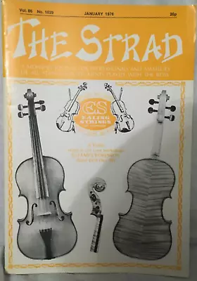 The Strad Magazine -  January 1976- Violin Strings - James Robinson • $9.59