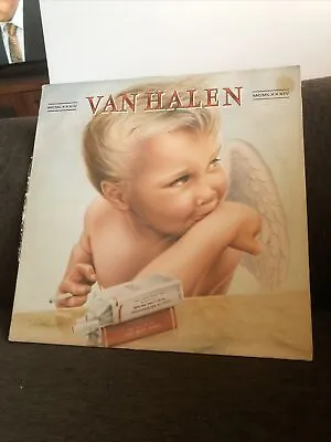 1984 VAN HALEN MCMLXXXIV LP Vinyl Record Vintage Music Album - Back Upside Down • $24