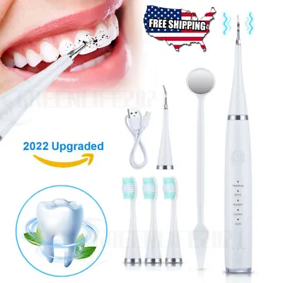 $13.85 • Buy Ultrasonic Dental Scaler Calculus Remover Electric Teeth Whitening Cleaner Tools