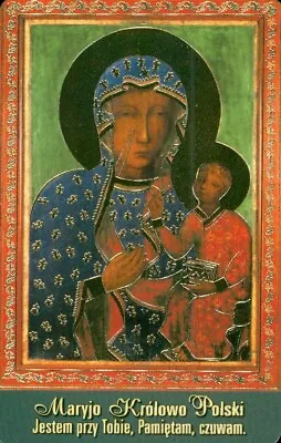 £2.50 • Buy Our Lady Of Czestochowa Matka Boska Częstochowska Black Madonna Religious Icon 