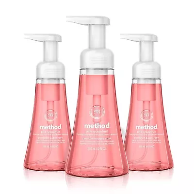 Method Foaming Hand Soap Pink Grapefruit 10 Fl Oz Biodegradable FormulaPack3 • $15.99