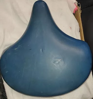 Vintage Persons Permaco 434 Bicycle Seat Blue Leather Saddle • $25