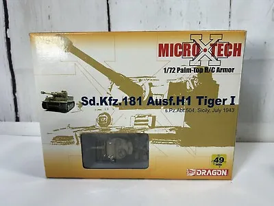 DRAGON MICRO X TECH 1/72 Palm-Top R/C Armor Tiger I Sd.Kfz.181 Ausf.H1 27MHz • $42.50