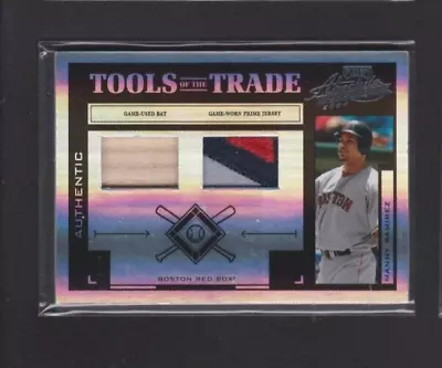 2004 Absolute Black Tools Trade Spectrum Patch #85 Manny Ramirez Red Sox #01/25 • $54.95