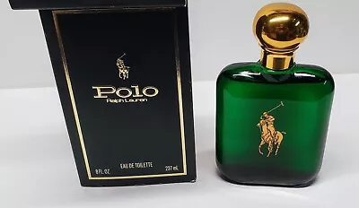 Vintage RALPH LAUREN POLO GREEN COSMAIR COLOGNE EDT 8 OZ/237 Ml SPLASH NEW RARE • $40