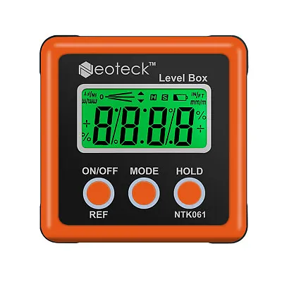 £19.99 • Buy Neoteck LCD Digital Angle Finder Angle Gauge Protractor Inclinometer Bevel Box