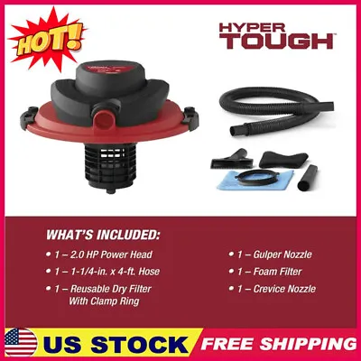 NEW 5 Gallon Powerhead Bucket Head Converter Wet/dry Vacuum For Car Garage Home • $25.97
