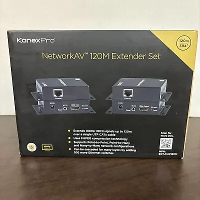 KanexPro EXT-AVIP120M NetworkAV 120M Extender Set • $185