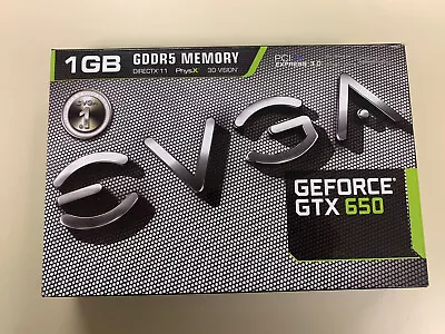 EVGA NVIDIA GeForce GTX 650 (01G-P4-2650-KR) 1GB | 1GB GDDR5 PCI Express 3 • $44.95