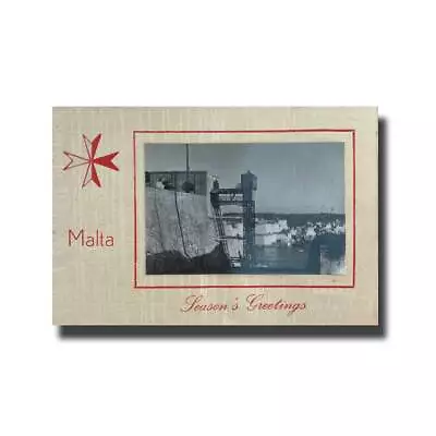 Malta Postcard - Season's Greetings New Unused • $30