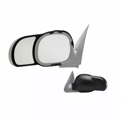 K-Source 81600 Towing Mirrors Snap-On Flat Manual Black Pair For Ford NEW • $73.90