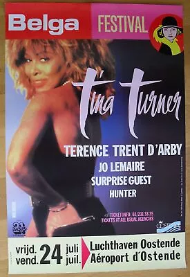 TINA TURNER Original Concert Poster '87 • $39