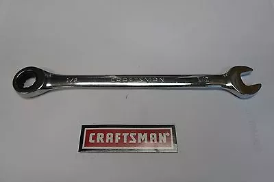Craftsman Ratcheting Combination Wrench Sae1/4 5/16 11/32 3/8 7/16 1/2 9/16 3/4  • $12.95