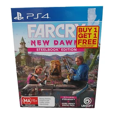 Far Cry New Dawn SteelBook Edition PS4 PlayStation - PAL BRAND NEW NOT SEALED  • $62.10