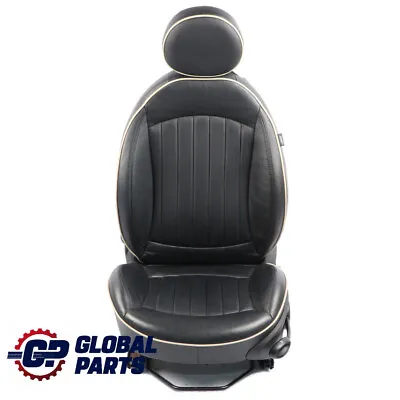 Front Seat Mini Cooper R55 R56 Sport Heated Black Leather Left Side N/S • $475.01