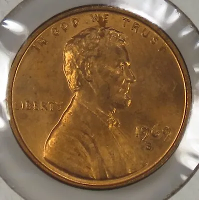 $1.74 • Buy 1969-S Lincoln Memorial Cent BU