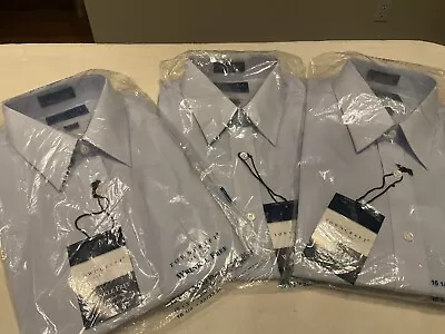 New Men’s Button Down Dress Shirts Lot Of 3 Size 16.5/33 • $29.50