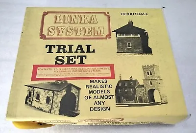 Linka System Trial Set - Railway Brickwork & Roofing Moulds 00 Gauge See Descrip • £30