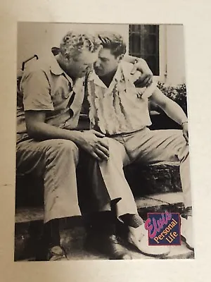 Elvis Presley Collection Trading Card #338 Young Elvis With Vernon Presley • $1.99