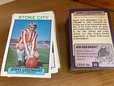 1971-72 A&BC Gum English Footballers (Purple Backs) Trading Cards • £1.60