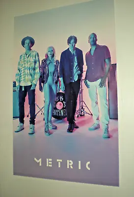 Metric Band Poster / For The Album   * • $38.98