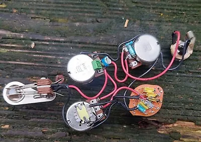 Custom Gibson EB-3 Wiring Harness 3/w Toggle 6/w Varitone Bourns Pots  • $129