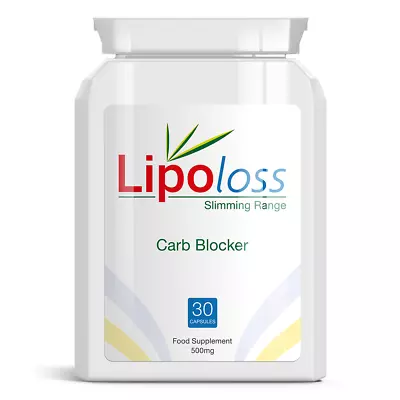 Lipoloss Carb Blocker Pills Tablet Slim Bikini Body Starch Blocker Sliming Pill • £19.99