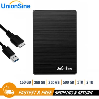 $18.99 • Buy 500GB 1TB 2TB External Hard Drive USB3.0 For XBOX 360 One Portable Game HDD Disk