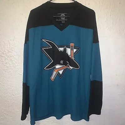 Vintage Y2K San Jose Sharks NHL National Hockey League Jersey XL • $34