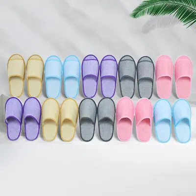 Hotel Slippers Slippers Flip Flop Loafer Shoes Guest Slippers Wedding Shoes Home • £3.47