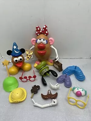 33pc Lot Mr Potato Head Disney World Disneyland Parks Mickey Minnie Goofy Access • $39.79