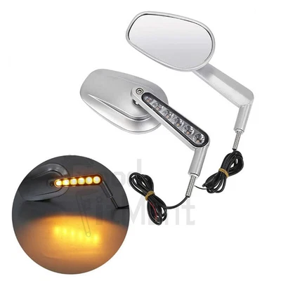 $69.85 • Buy Muscle Rear View Mirrors W/ LED Turn Signals For Harley V-Rod VRSCF 2009-17 2016