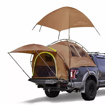 SavvyCraft Waterproof Pickup Truck Bed Tent For Full And Compact Truck Beds • $179.99