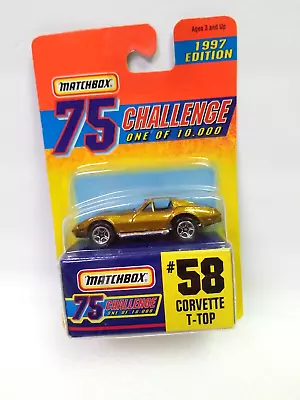 Matchbox 75 Challenge Corvette T-Top #58 Of 75 1997 Limited Edition 1:64 • $7.49