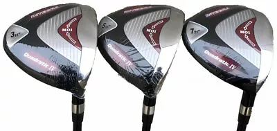 Integra Quadratic IV #35& 7 Fairway Woods Graphite Stiff Standard Mens Set • $149.95