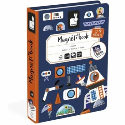 £9.99 • Buy Janod Magneti'book Cosmos Brand New In Box 3-8 Years 70 Pieces