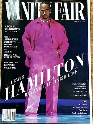 $9.99 • Buy Vanity Fair Magazine September 2022 Lewis Hamilton Beyond The Finise Line
