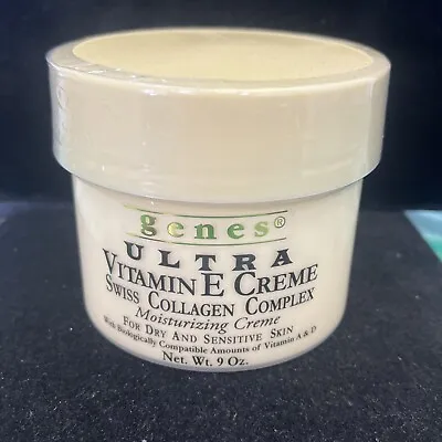 Genes Ultra Vitamin E Creme 9 Oz. New. One Jar. • $40