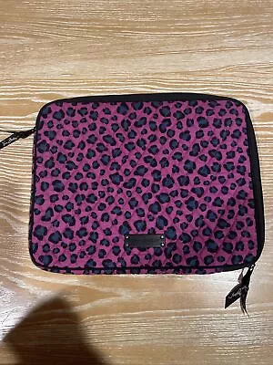 Vera Bradley Purple Computer Sleeve Leopard Animal Print EUC • $15