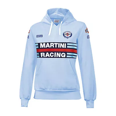 Sparco Italy Ladies Martini Racing Hoodie Light Blue (M) • $116.10