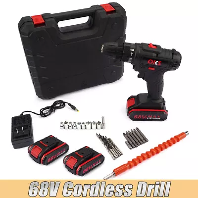 3/8'' Power Tool Rechargeable Cordless Electric Screwdriver Drill Kit Wireless • $16.55